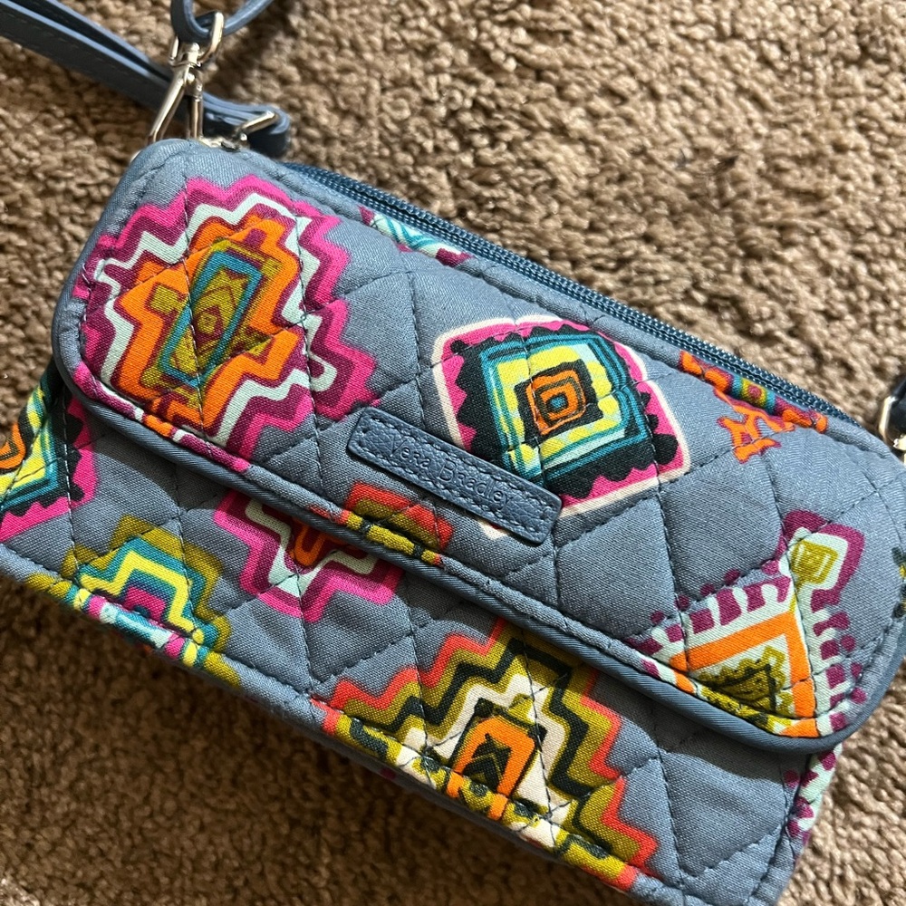 Vera Bradley RFID Turnlock Wallet Painted Medallions Large Southwest Design
